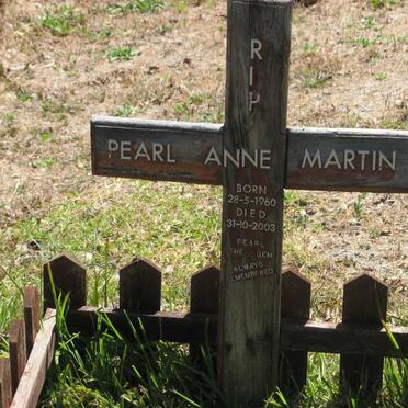 MARTIN Pearl Anne 1960-2003