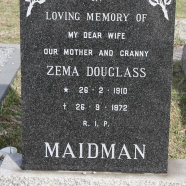MAIDMAN Zema Douglass 1910-1972