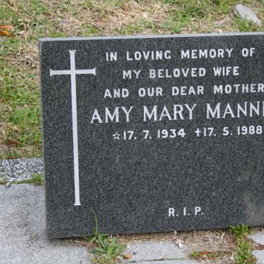 MANNEL Amy Mary 1934-1988