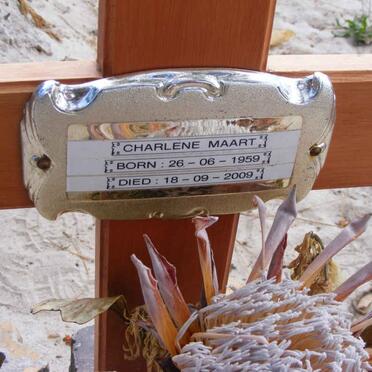 MAART Charlene 1959-2009