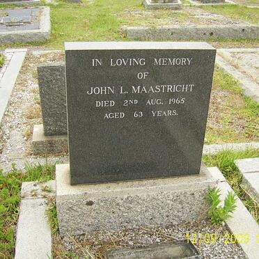 MAASTRICHT John L.-1965