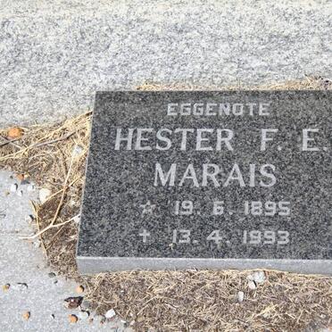 MARAIS Hester F.E. 1895-1993