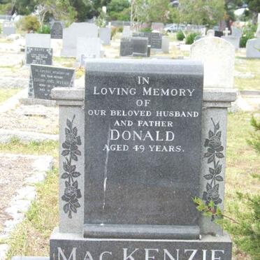 MACKENZIE Donald