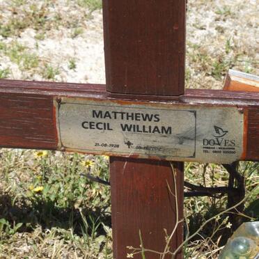 MATTHEWS Cecil William 1928-2004