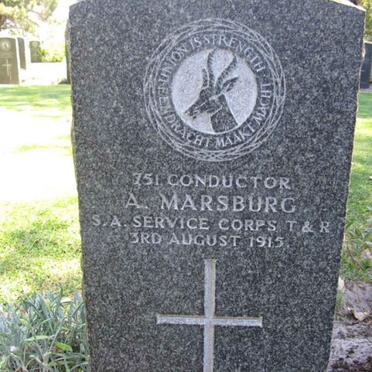 MARSBURG A. -1915