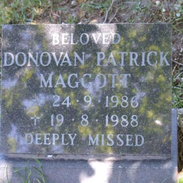 MAGGOTT Donovan Patrick 1986-1988