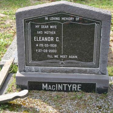 MACINTYRE Eleanor C. 1938-2003