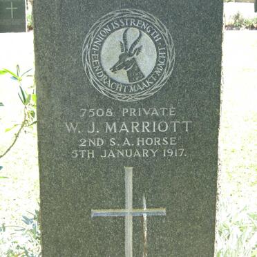MARRIOTT W.J. -1917