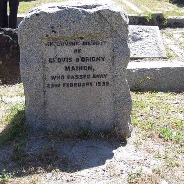 MAINON Clovis d'Origny -1935 