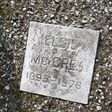 MCCREA Elsie 1895-1976