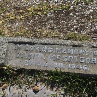McGREGOR Daniel -1946