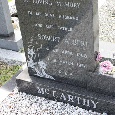 MCCARTHY Robert Albert 1908-1977 & Jessie JOHNSTON 1914-2006 _2