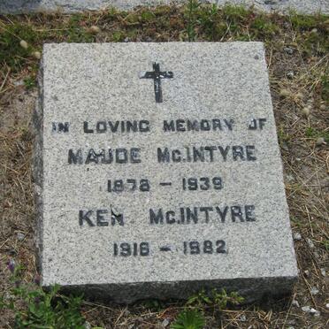 MCINTYRE Maude 1878-1939 :: MCINTYRE Ken 1916-1982 