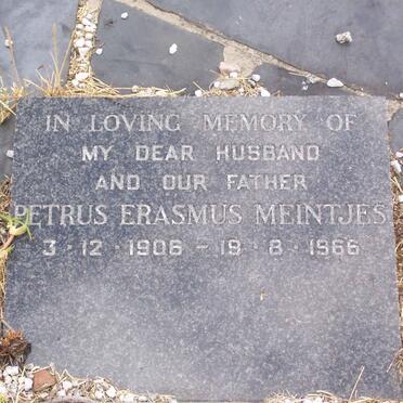 MEINTJES Petrus Erasmus 1906-1966