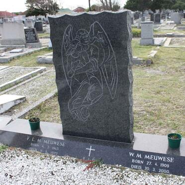 MEUWESE W.M. 1909-2000 & F.L.M. 1913-1972