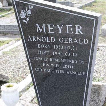 MEYER Arnold Gerald 1953-1999