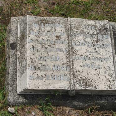 MEYER Sophia Jacoba nee DANIELS -1938