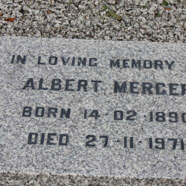 MERCER Albert 1890-1971