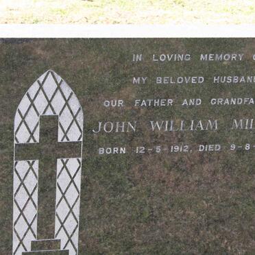 MILLER John William 1912-1972