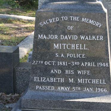 MITCHELL David Walker 1881-1948 & Elizabeth M. -1966