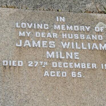 MILNE James William -1965