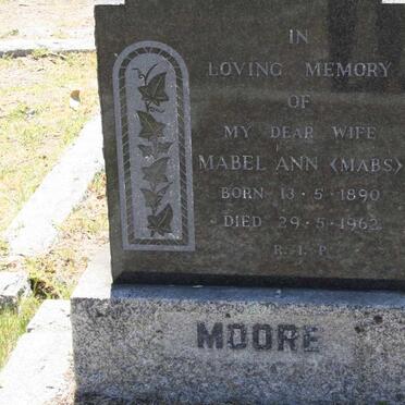 MOORE Mabel Ann 1890-1962