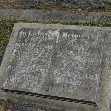 MOODY Ethel? Maud -1953 :: MOODY Mary Ann -1955