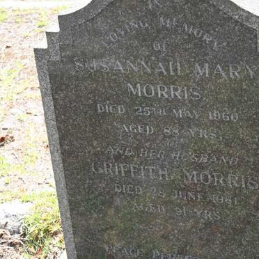 MORRIS Griffith -1961 & Susannah Mary -1960