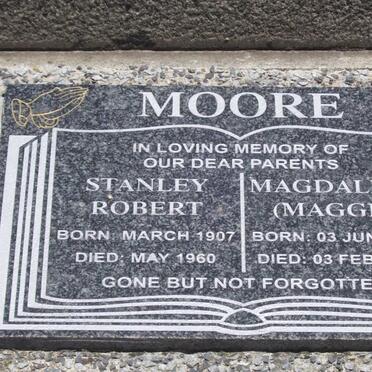 MOORE Stanley Robert 1907-1960 & Magdalene 1915-2005