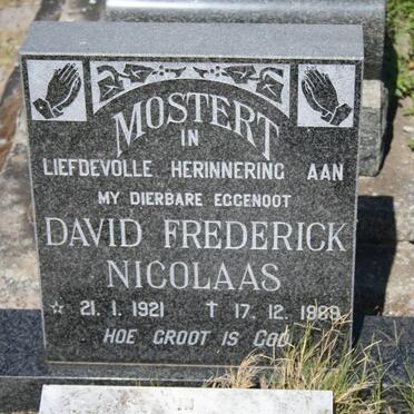 MOSTERT Gertie 1893-1994 :: MOSTERT David Frederick 1921-1989 _1