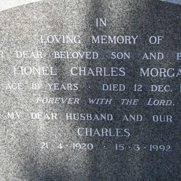 MORGAN Charles 1920-1992 :: MORGAN Lionel Charles -1964