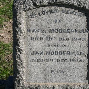 MODDERMAN Jan -1949 & Maria -1940