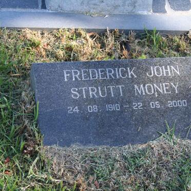 MONEY Frederick John Strutt 1910-2000