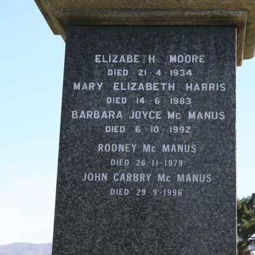 MOORE :: HARRIS :: MCMANUS