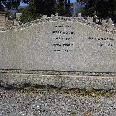 MORRIS James 1878-1964 :: MORRIS Jessie 1882-1964 :: MORRIS Nancy J.M. 1931-1993