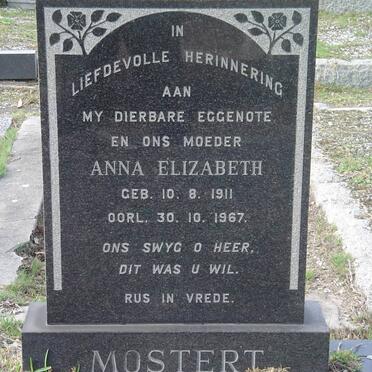 MOSTERT Anna Elizabeth 1911-1967