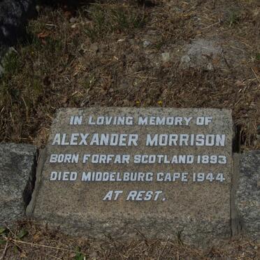 MORRISON Alexander 1893-1944