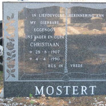 MOSTERT Christiaan 1907-1990