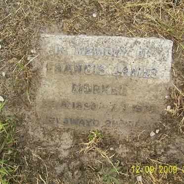 MORKEL Francis James 1898-1975