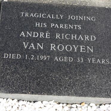 ROOYEN Andre Richard, van -1997 
