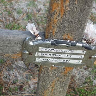 MULLER Rozina 1937-2007