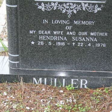 MULLER Hendrina Susanna 1916-1976