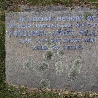 MULLER Frederick James -1961