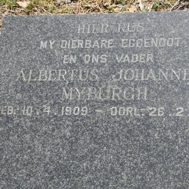 MYBURGH Albertus Johannes 1909-1969