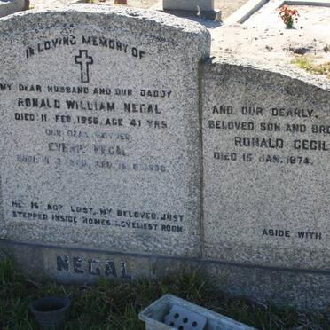 NEGAL Ronald William -1956 &amp; Everil -19?? :: NAGEL Ronald Cecil -1974