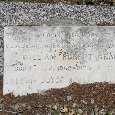 NEAL William Robert 1908-1962 &amp; Valerie Joyce CLARK