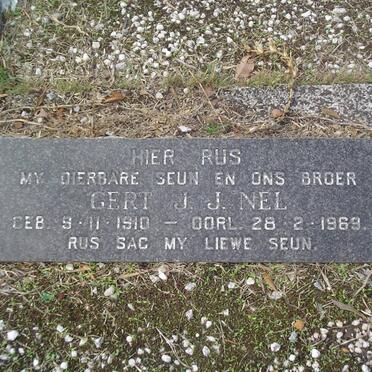 NEL Gert J.J. 1910-1969