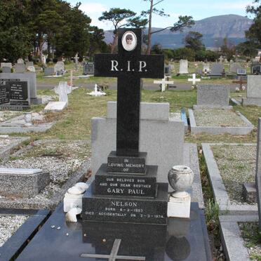 NELSON Gary Paul 1953-1974