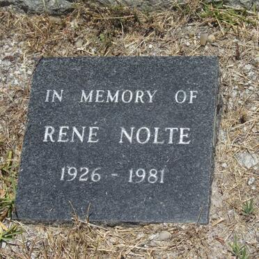 NOLTE René 1926-1981