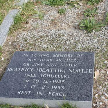 NORTJE Beatrice nee SCHULLER 1925-1993